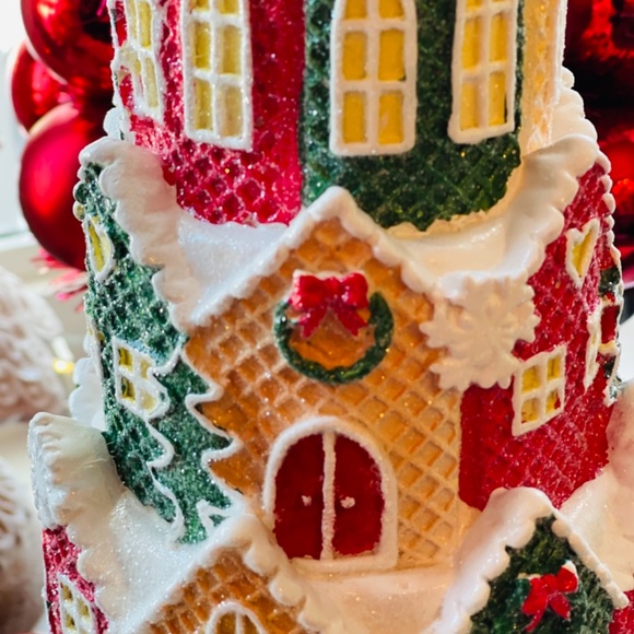 COPY - Gingerbread Sugar Castle 16” - Picture 6 of 6